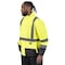 Pioneer Polyester, Zipper with Snap Storm Placket, Hi-Vis Yellow, S V1140460U-S - alternate 2
